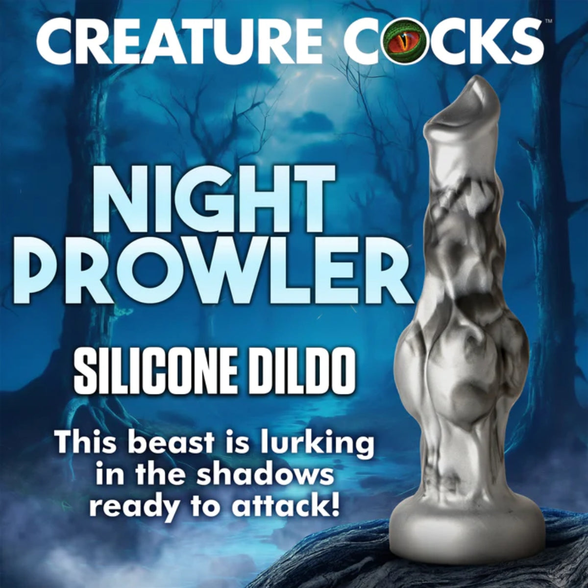 Creature Cocks Night Prowler Silicone Dildo Medium
