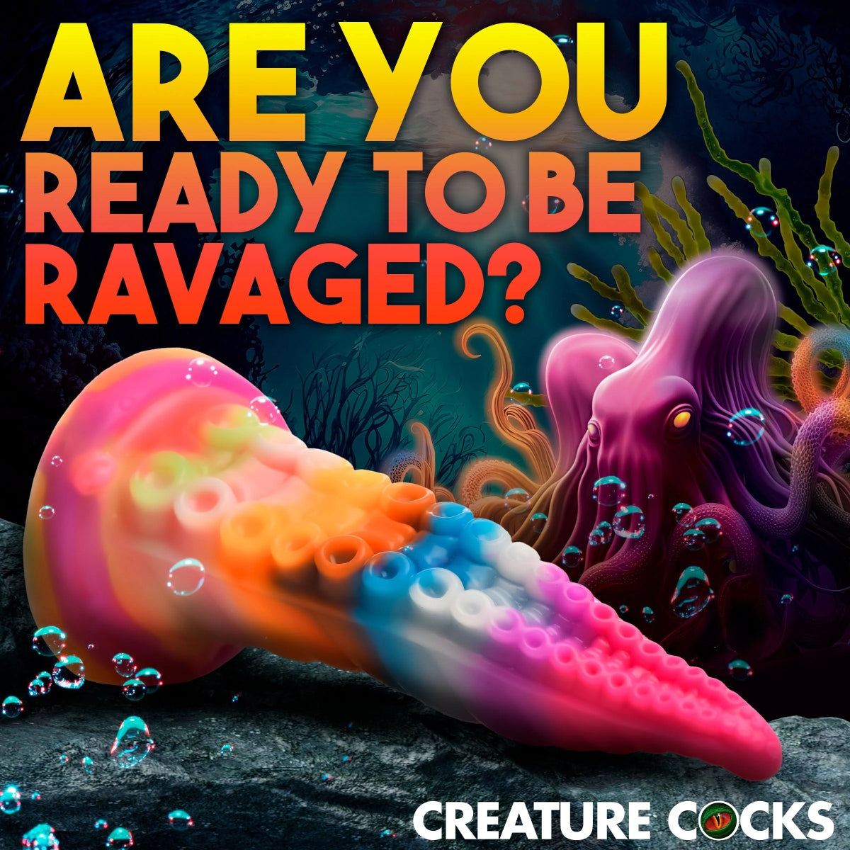 Creature Cocks Luminoctopus Silicone Dildo