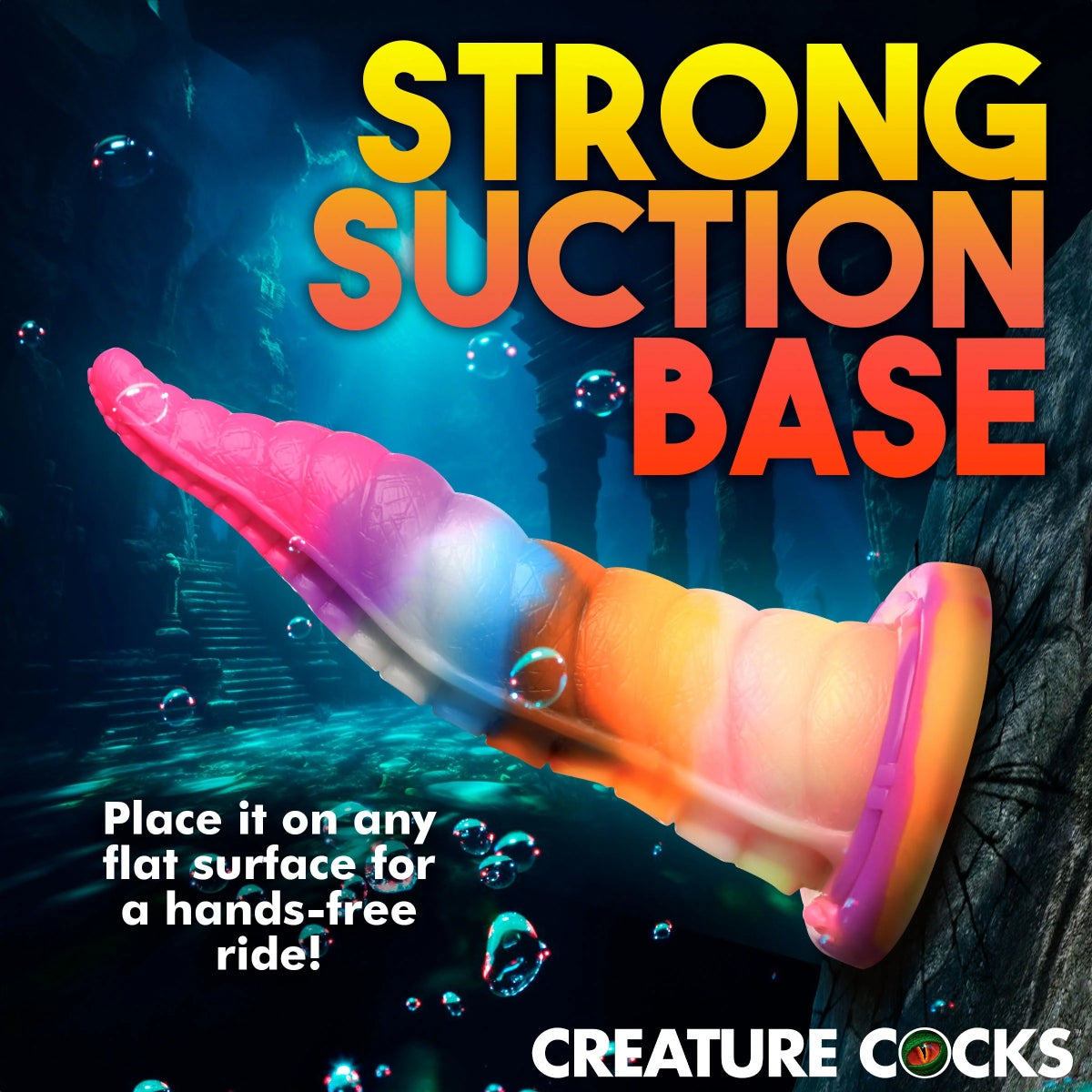 Creature Cocks Luminoctopus Silicone Dildo