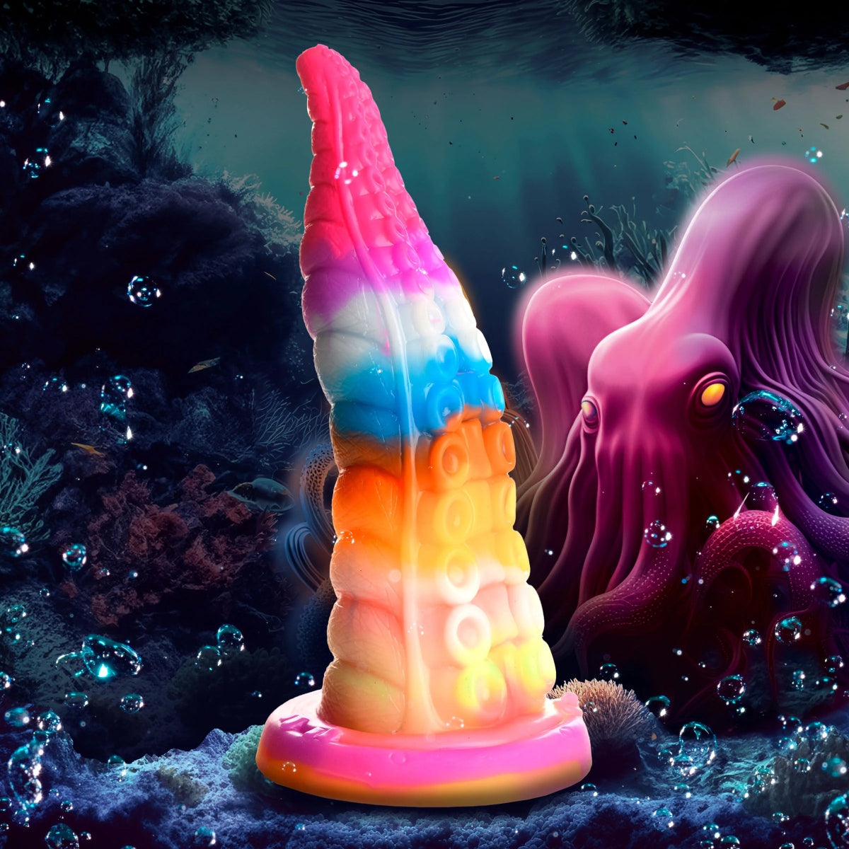 Creature Cocks Luminoctopus Silicone Dildo