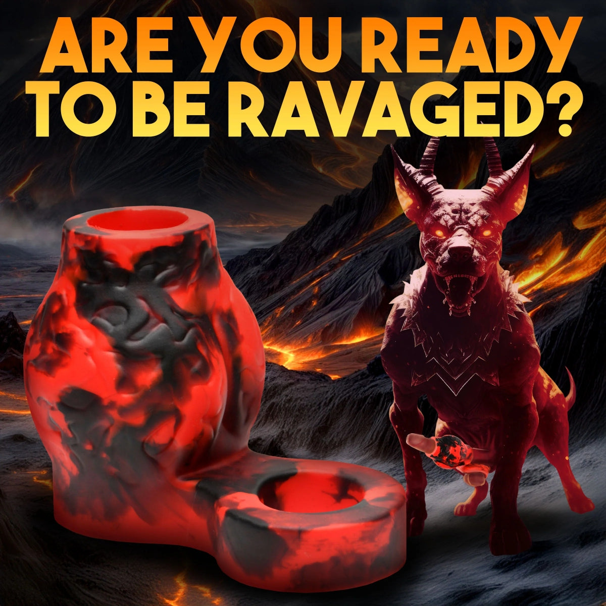Creature Cocks Hell Hound Penis Extender Medium