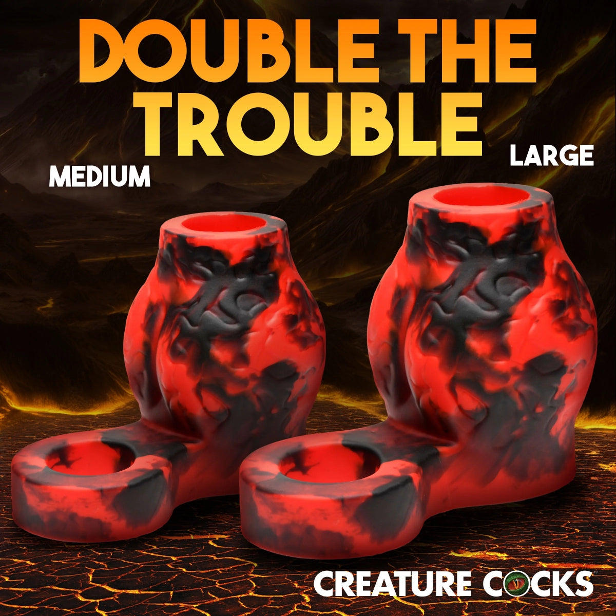 Creature Cocks Hell Hound Penis Extender Medium