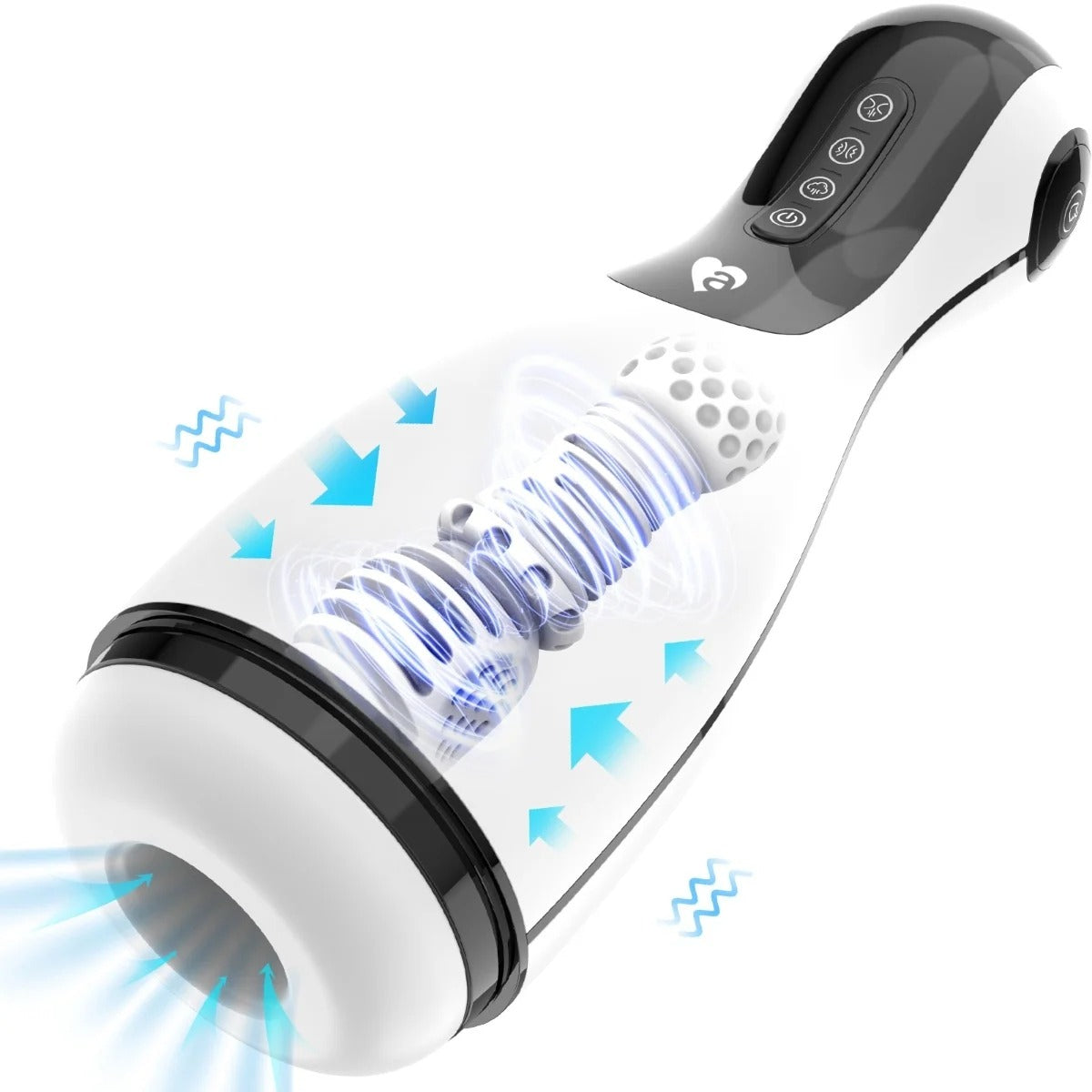 Amovibe Good Night Suction Masturbator with Airbag Squeezing Suction & Vibration