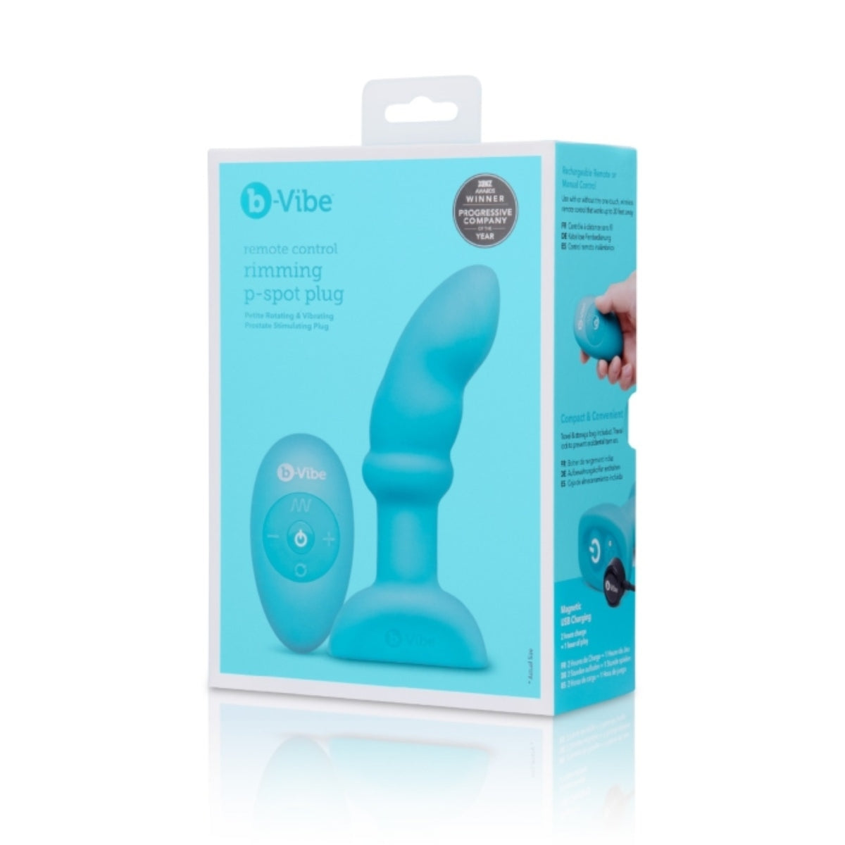 B-Vibe Remote Control Rimming P Spot Plug