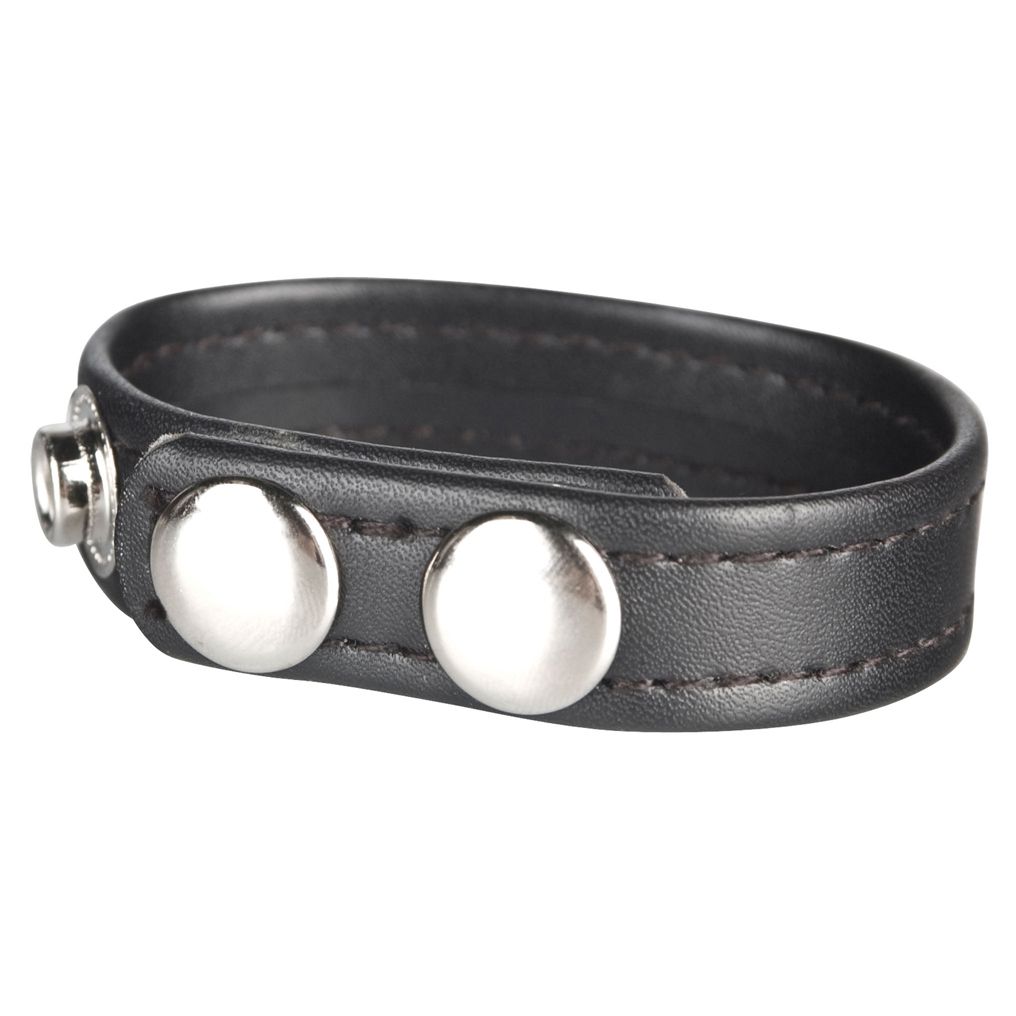 Blue Line Snap Cock Ring Black 8.75 Inch