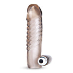 Blue Line 5.25 Inch Vibrating Penis Enhancing Sleeve Extension