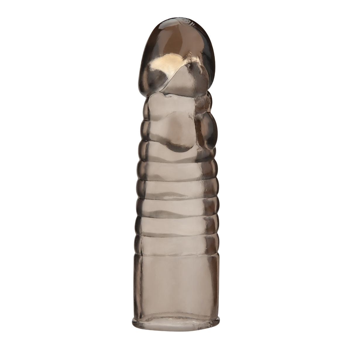 Blue Line 6 Inch Ribbed Realistic Penis Enhancing Sleeve Extension