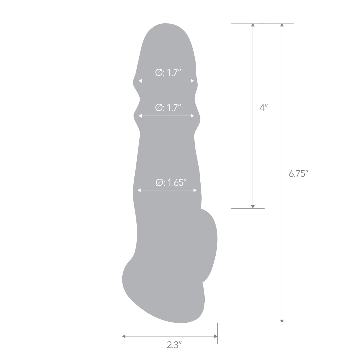 Blue Line 6.75 Inch Girthy Penis Enhancing Sleeve Extension