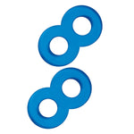 Blue Line 2 Pack Duo Cock And Ball Ring