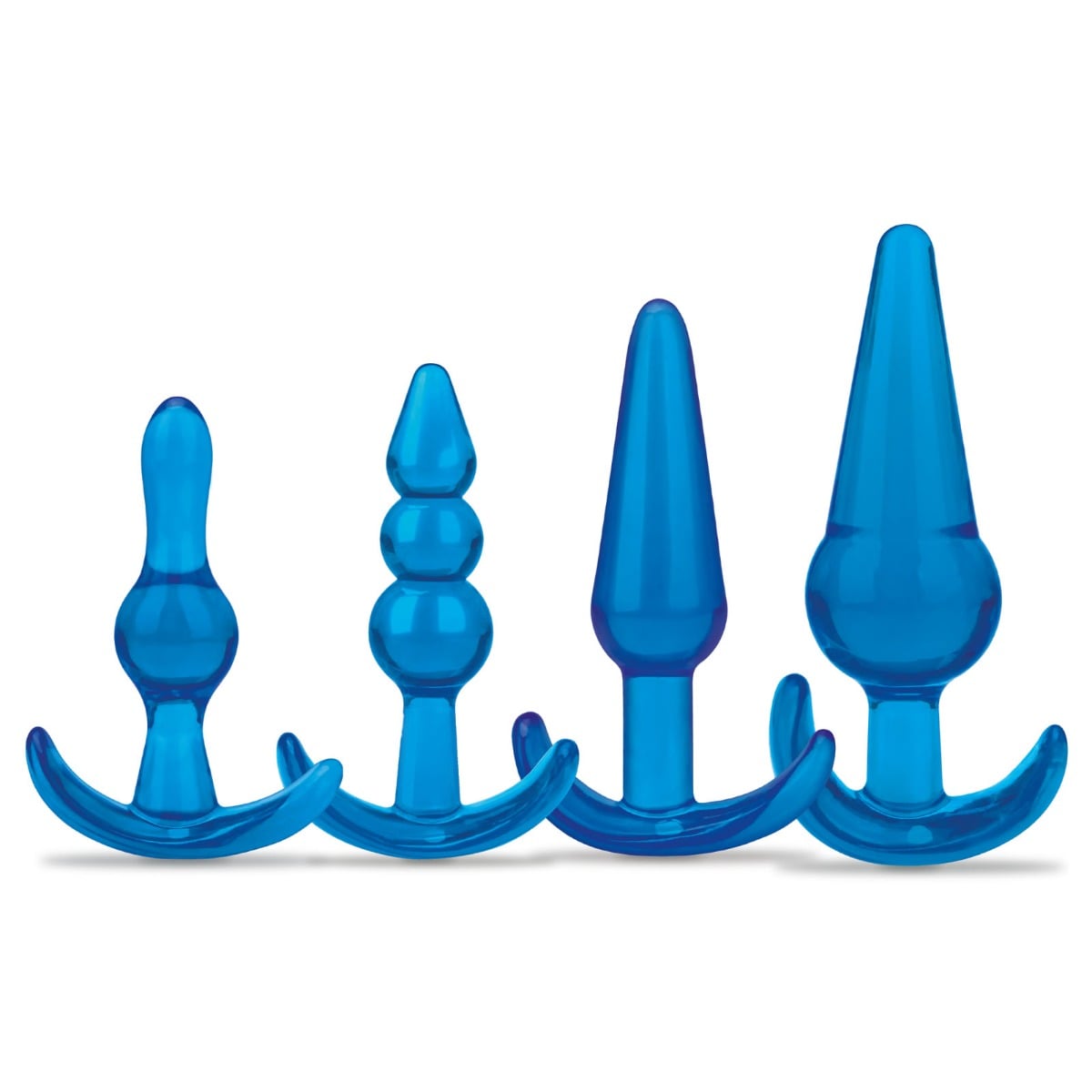 Blue Line 4 Piece Anal Training Set Blue