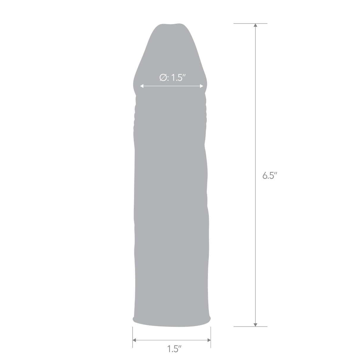 Blue Line 6.5 Inch Realistic Penis Extension Sleeve