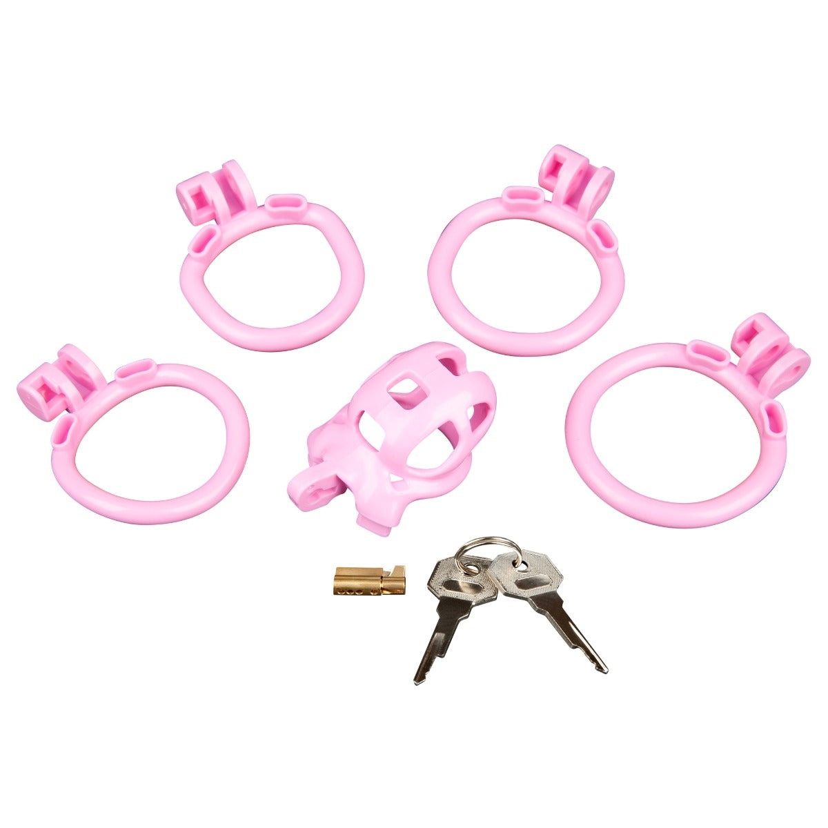 Blue Line Small Pink Acrylic Prisoner Cock Cage