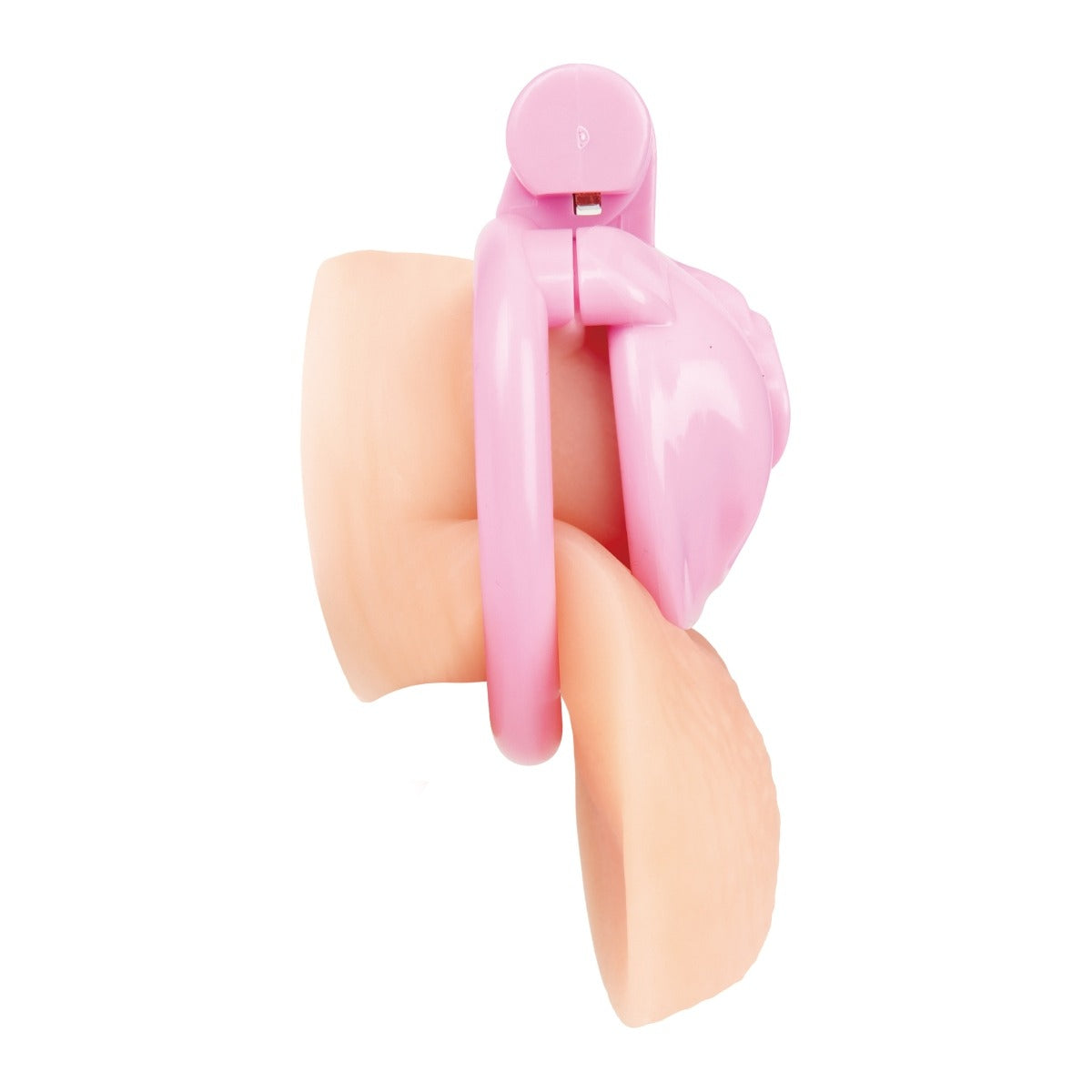 Blue Line Bitchboy Mini Chastity Cage With Pussy Shape
