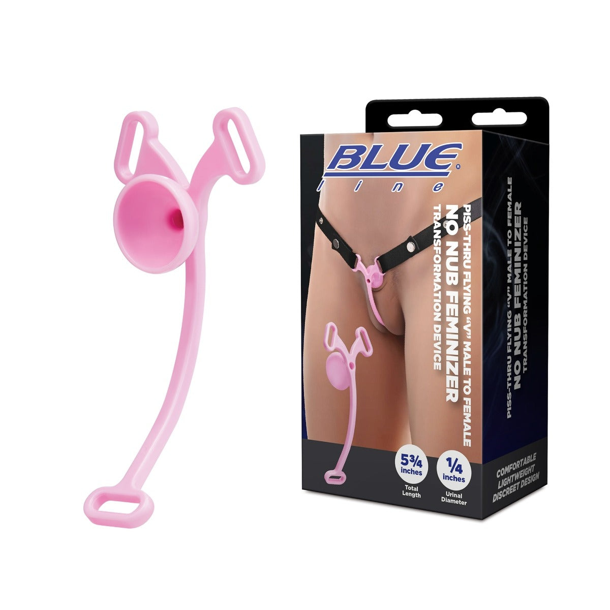 Blue Line Piss-Thru Flying V No Nub Feminizer Device