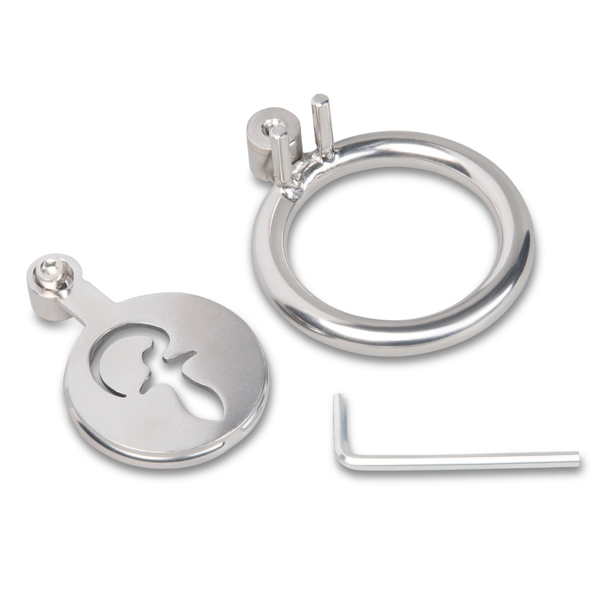 Blue Line Stainless Steel Flat Inverted Cage With Piggy Tail Plug