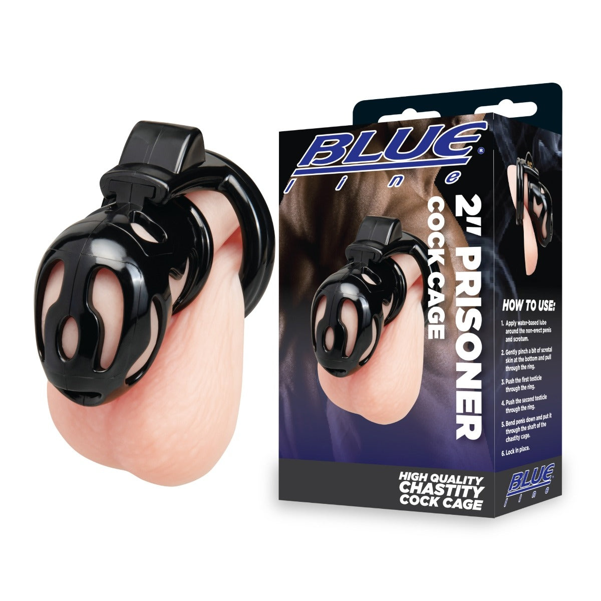 Blue Line 2 Inch Prisoner Cock Cage