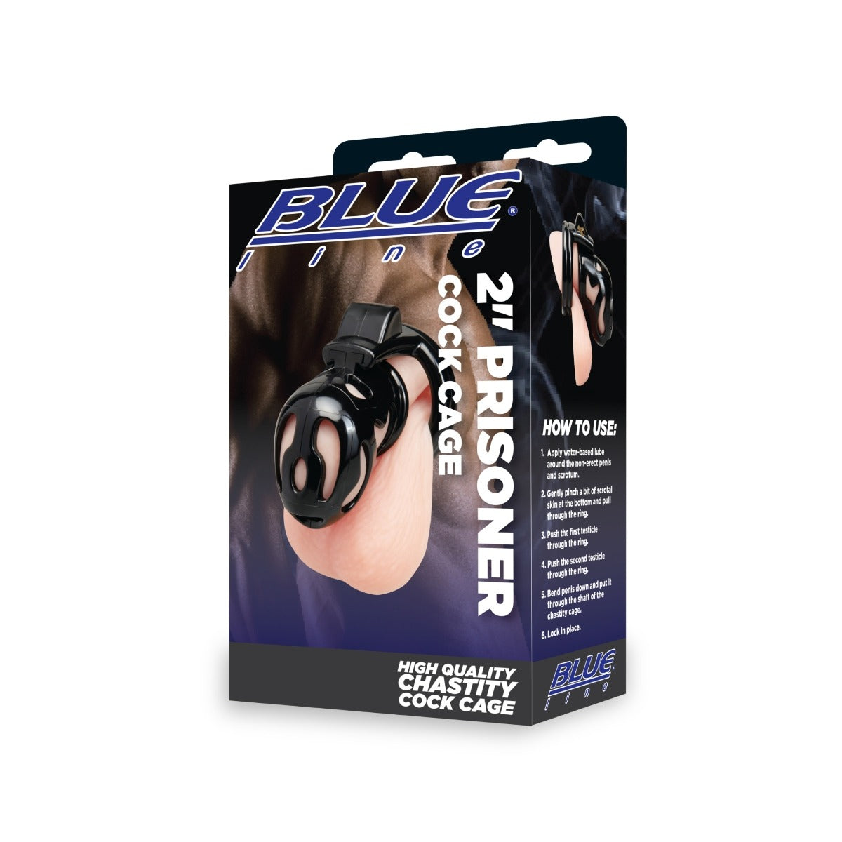 Blue Line 2 Inch Prisoner Cock Cage