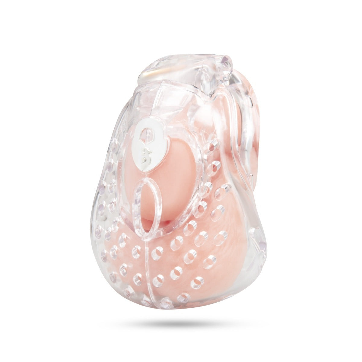 Blue Line Full Coverage Cock & Balls Locked Chastity Cage