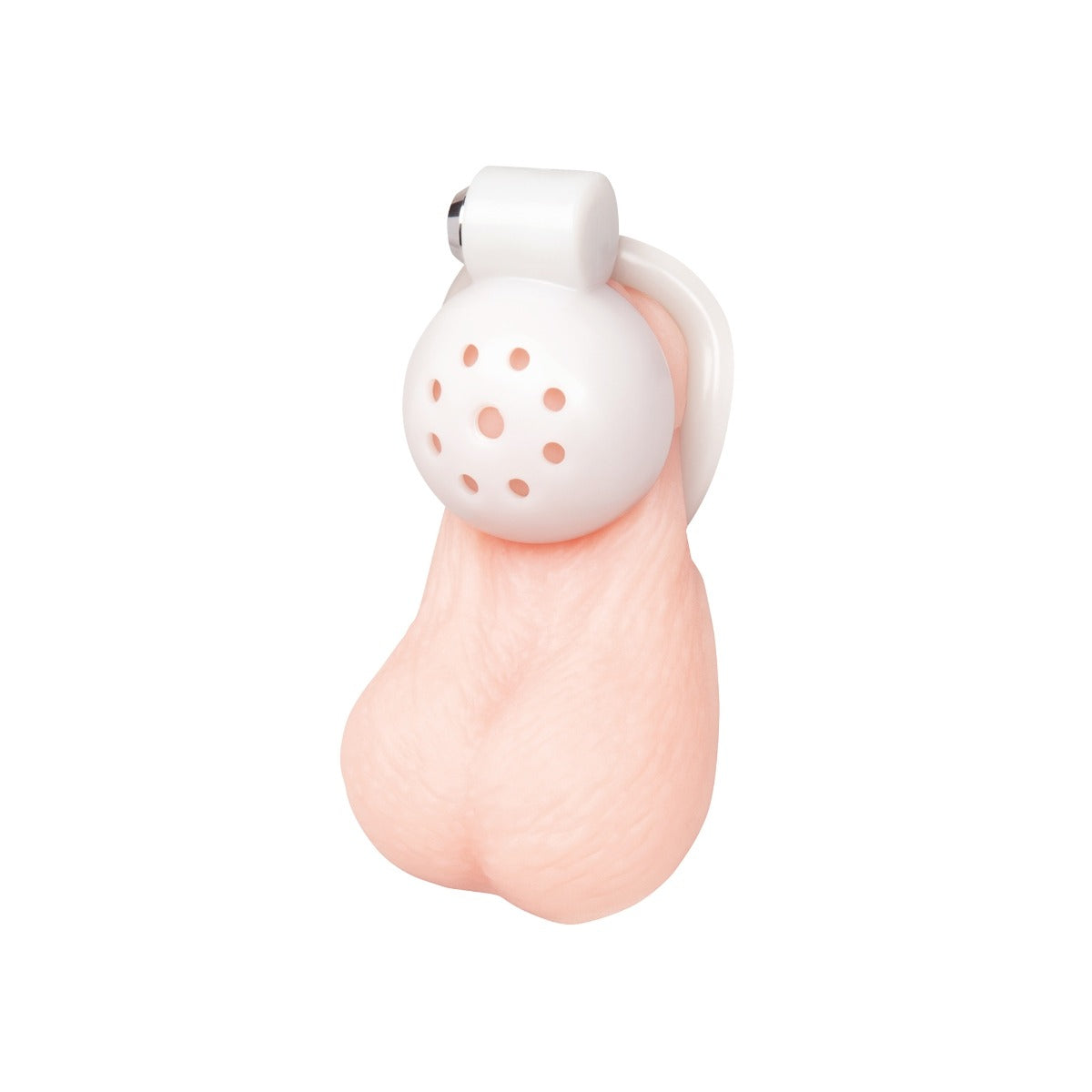 Blue Line Glow In The Dark Micro Mini Chastity Cage