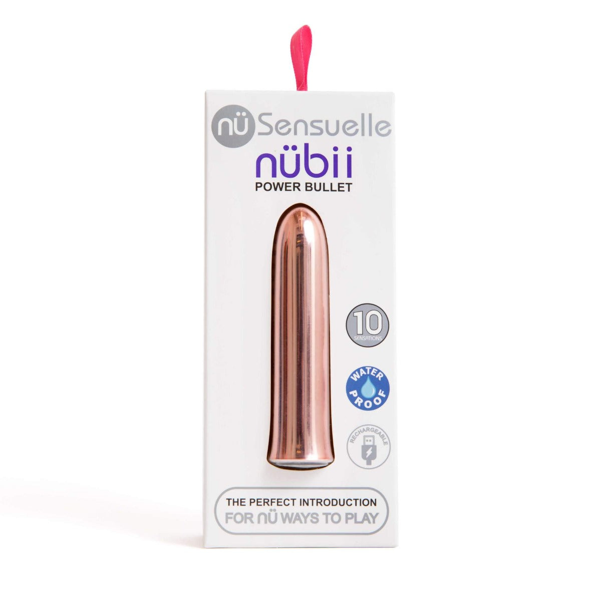 Nu Sensuelle Nubii 15-Function Bullet Vibrator Rose Gold