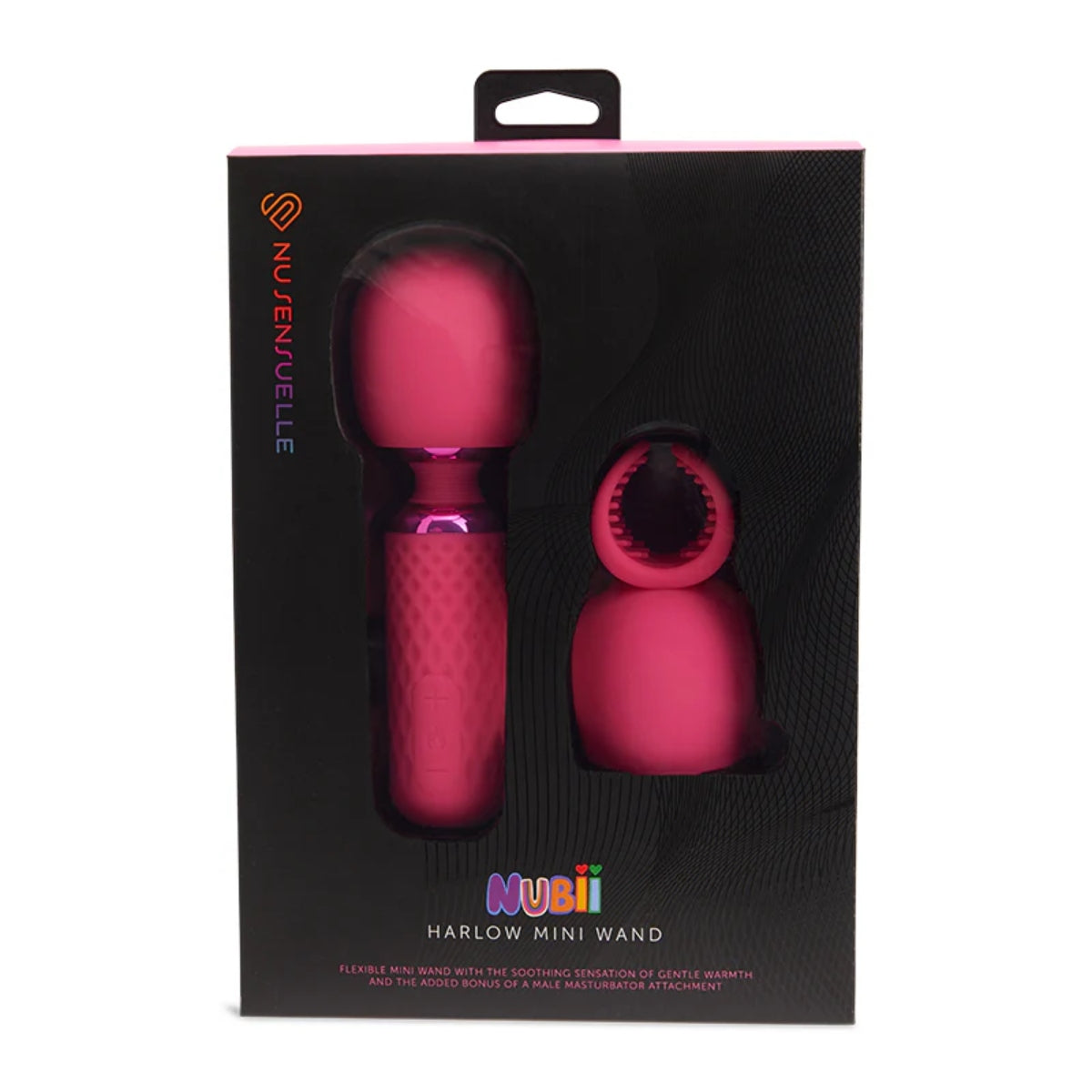 Nu Sensuelle Harlow Mini Wand Massager Pink