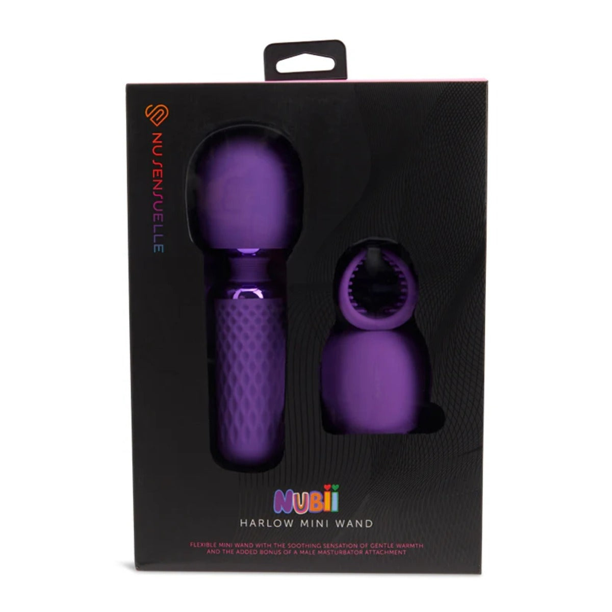 Nu Sensuelle Harlow Mini Wand Massager Purple