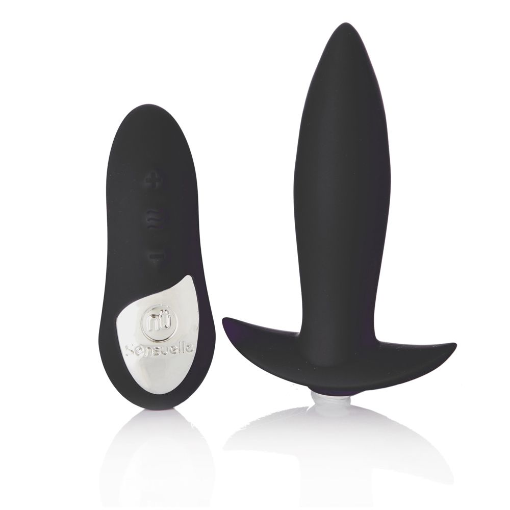 Nu Sensuelle RC Mini Plug Vibrating Butt Plug Black