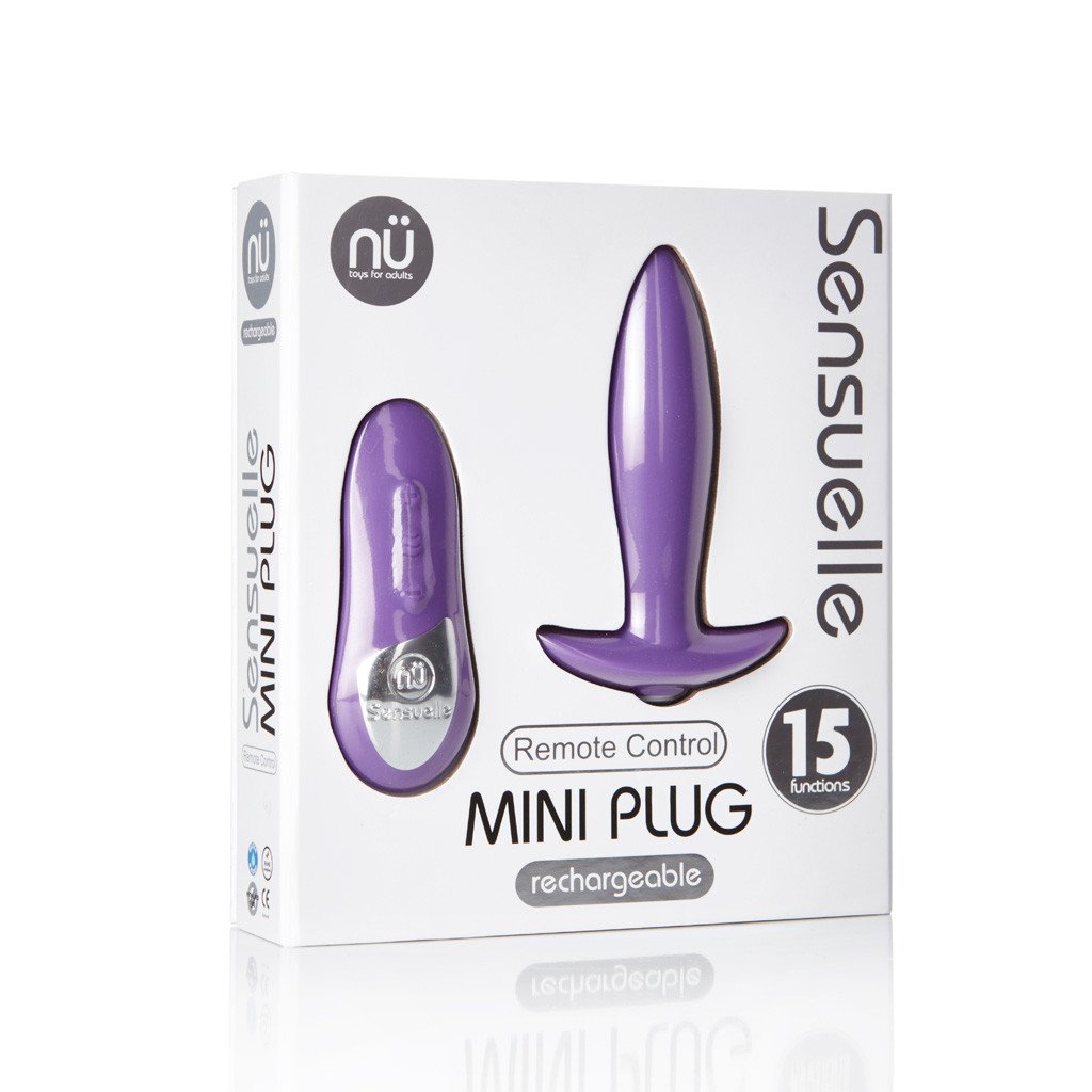 Nu Sensuelle RC Mini Plug Vibrating Butt Plug Purple