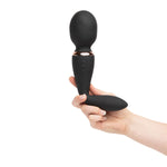 Nu Sensuelle XLR8 Alluvion Dual-Ended Wand Massager Black