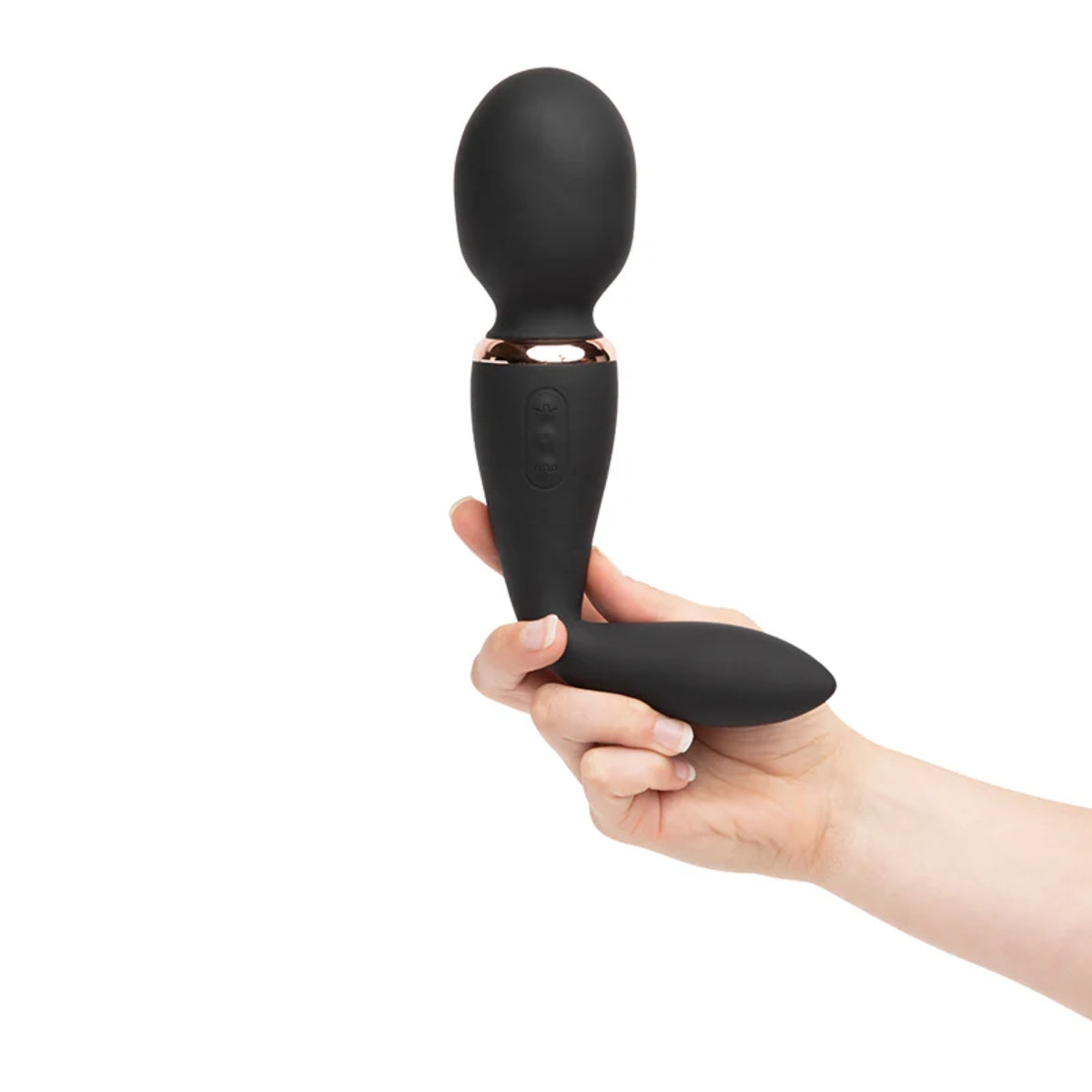 Nu Sensuelle XLR8 Alluvion Dual-Ended Wand Massager Black