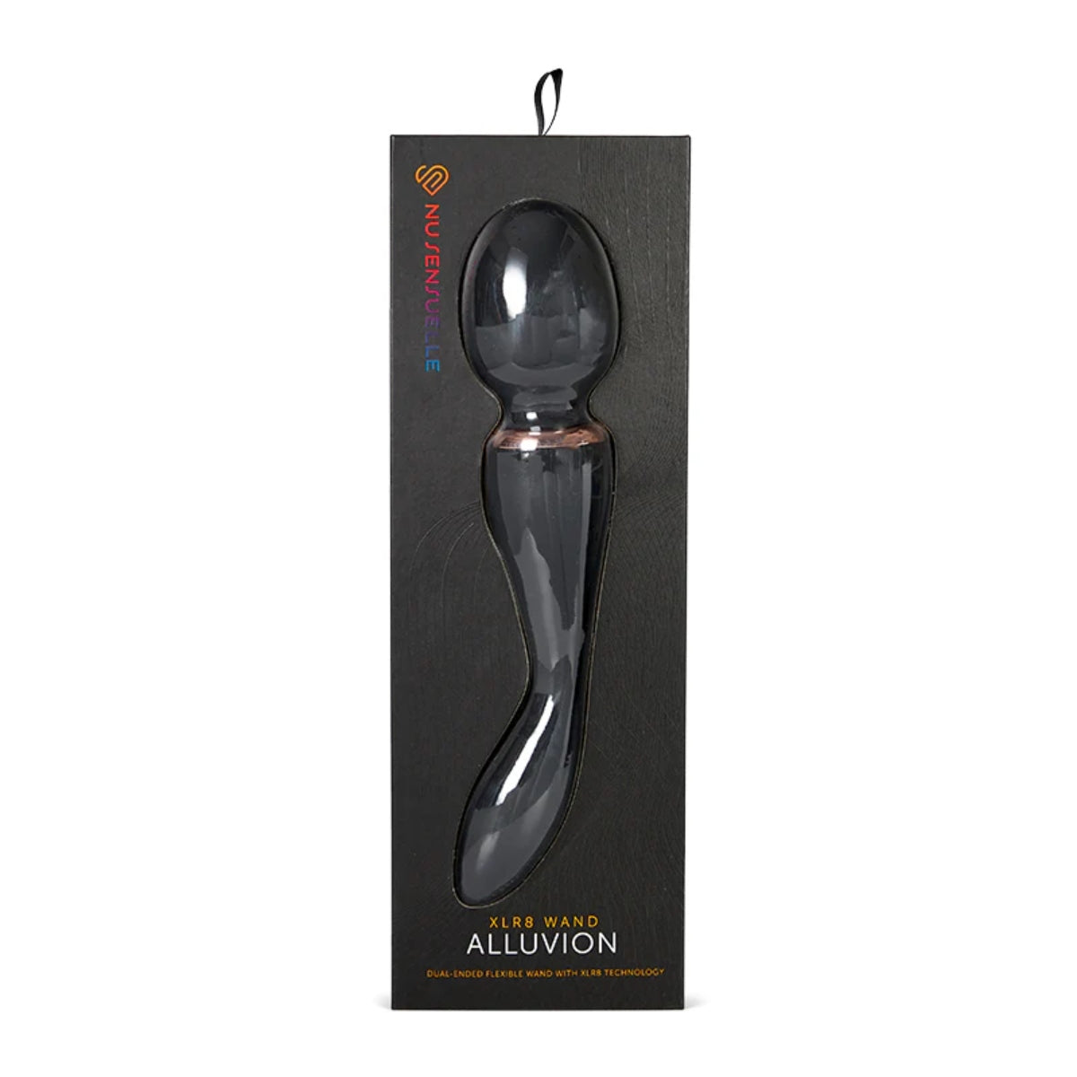Nu Sensuelle XLR8 Alluvion Dual-Ended Wand Massager Black