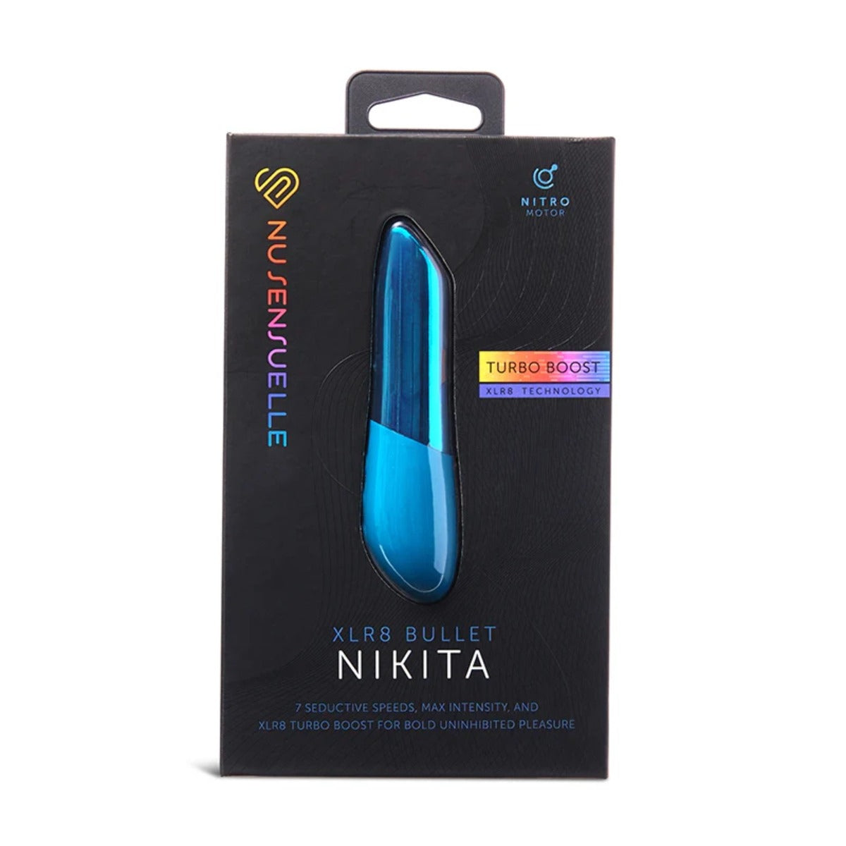 Nu Sensuelle Nikita XLR8 Nitro Bullet Vibrator Deep Turquoise