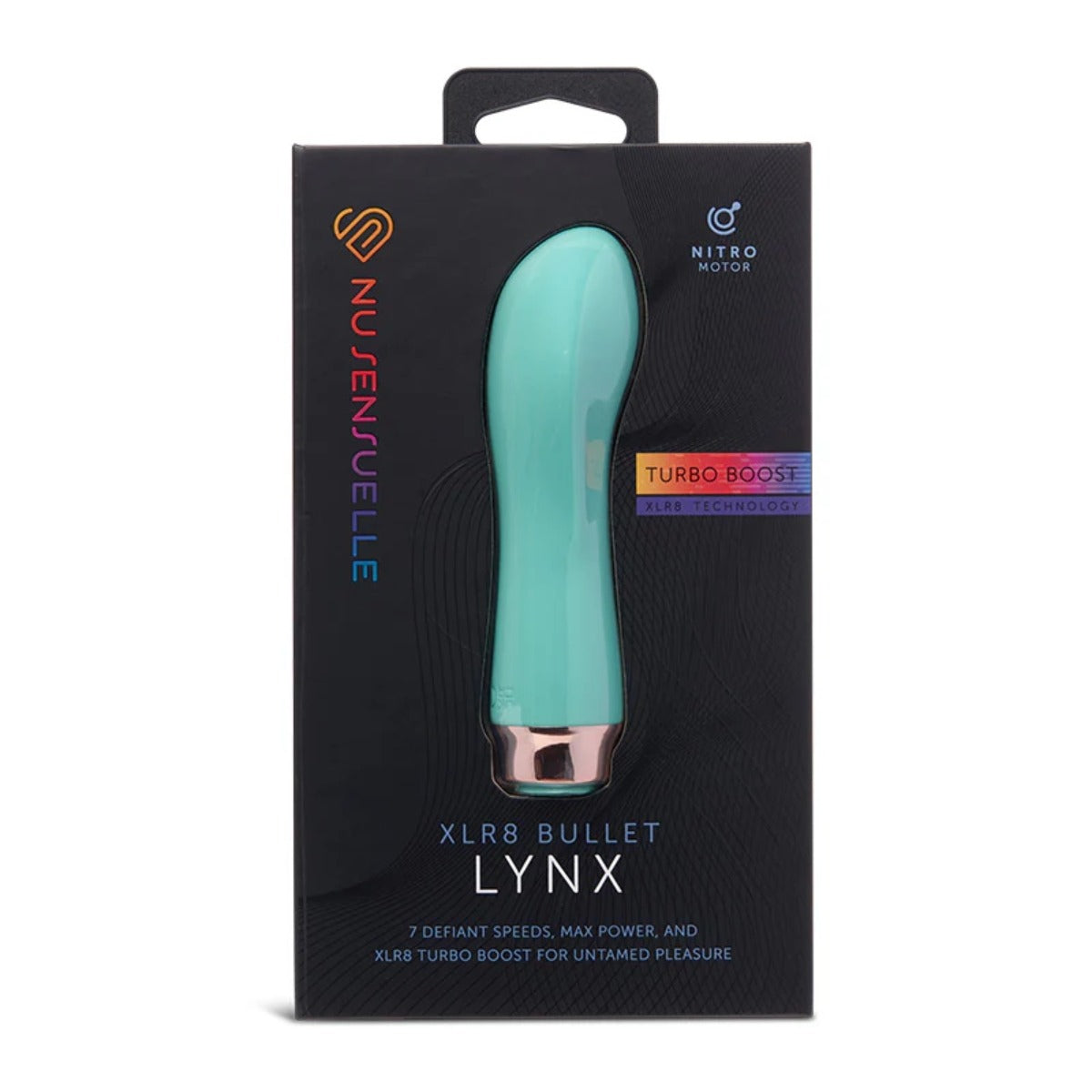 Nu Sensuelle Lynx XLR8 Nitro Bullet Vibrator Tiffany Blue