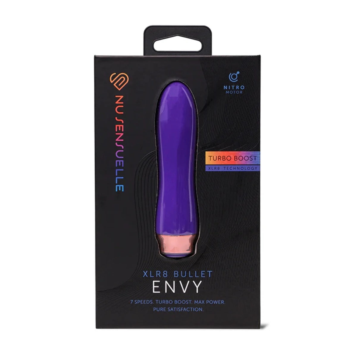Nu Sensuelle Envy XLR8 Nitro Bullet Vibrator Deep Purple