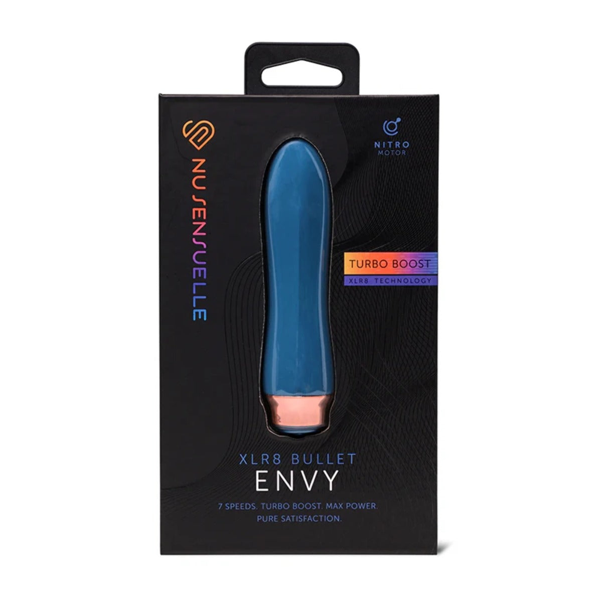 Nu Sensuelle Envy XLR8 Nitro Bullet Vibrator Deep Turquoise