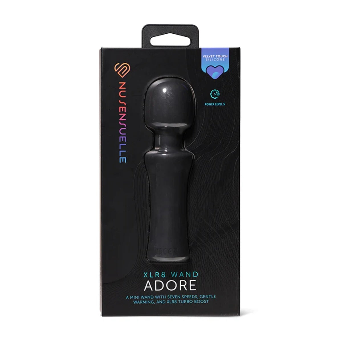 Nu Sensuelle Adore Wand Massager Black