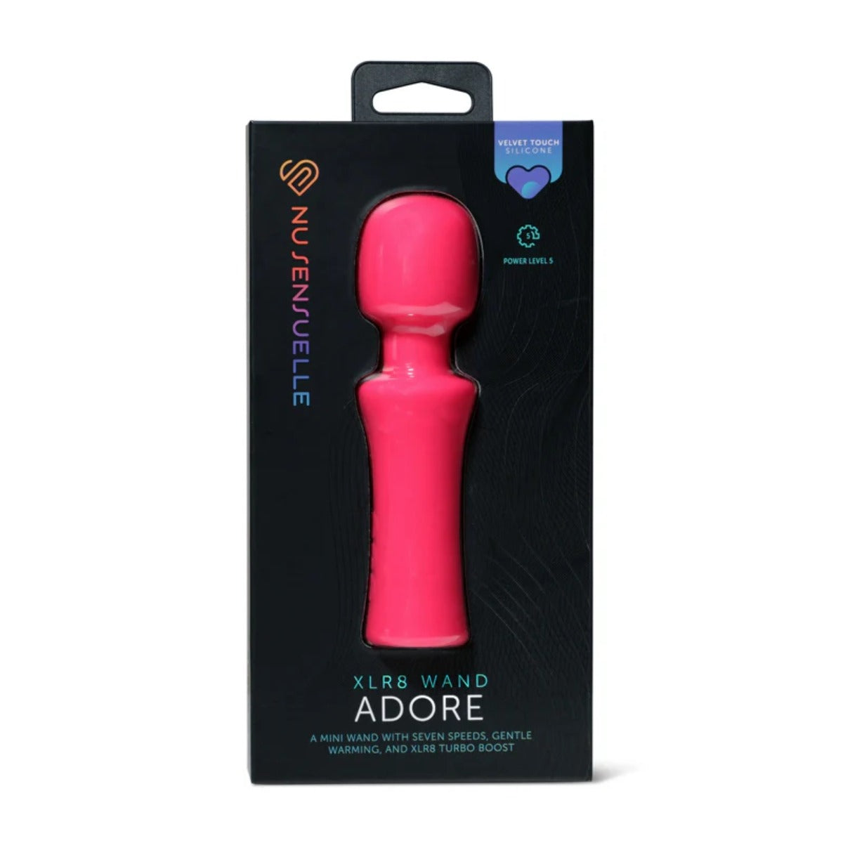 Nu Sensuelle Adore Wand Massager Hot Pink
