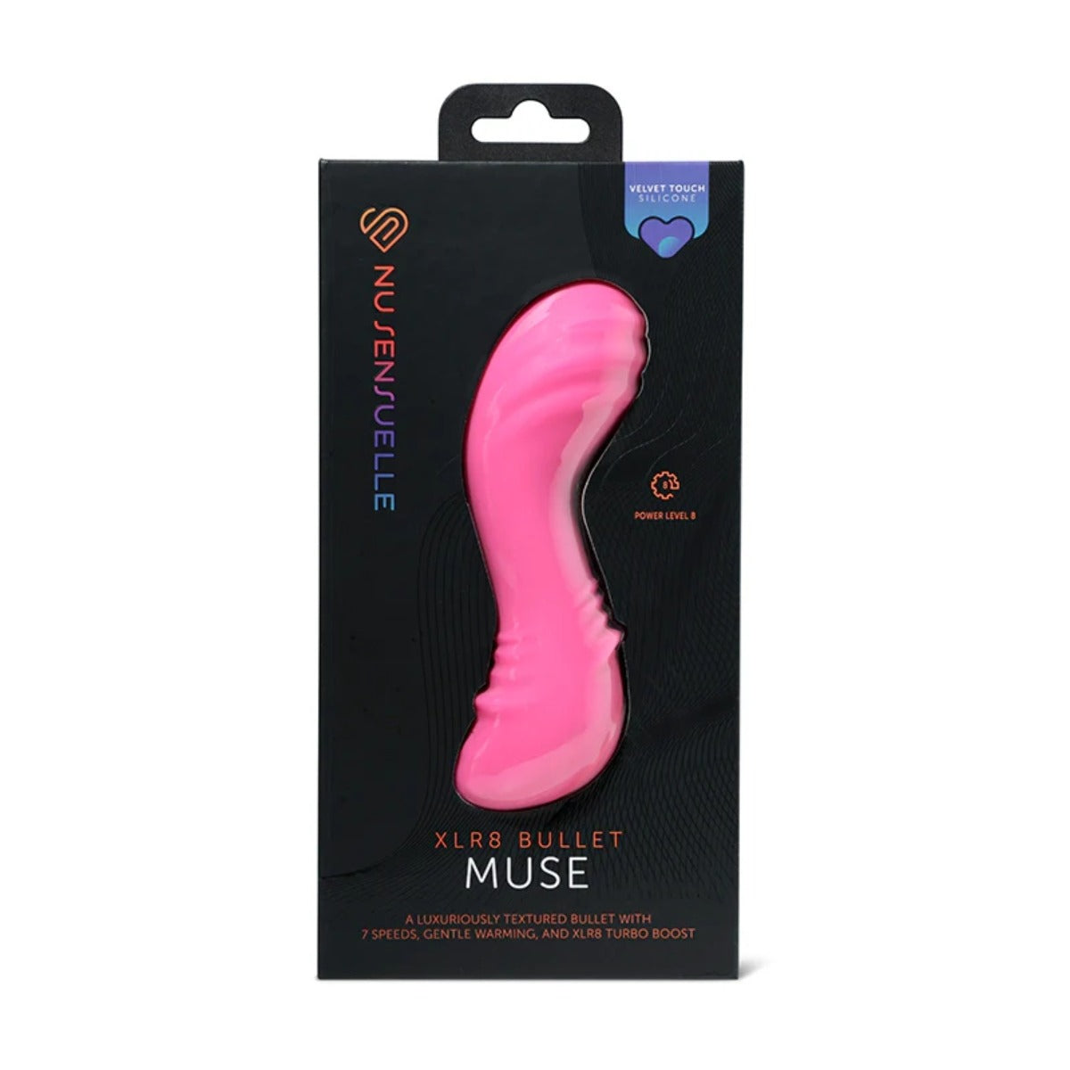 Nu Sensuelle Velvet Touch Muse XLR8 Bullet Vibrator Pink