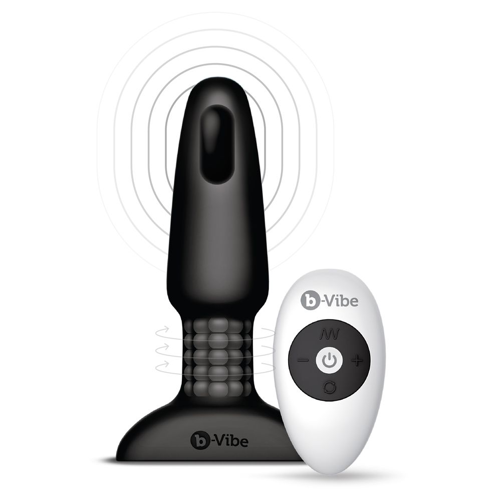B-Vibe Rimming Plug Black