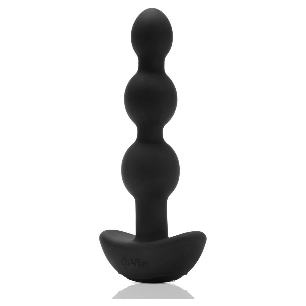 B-Vibe Triplet Anal Beads Black