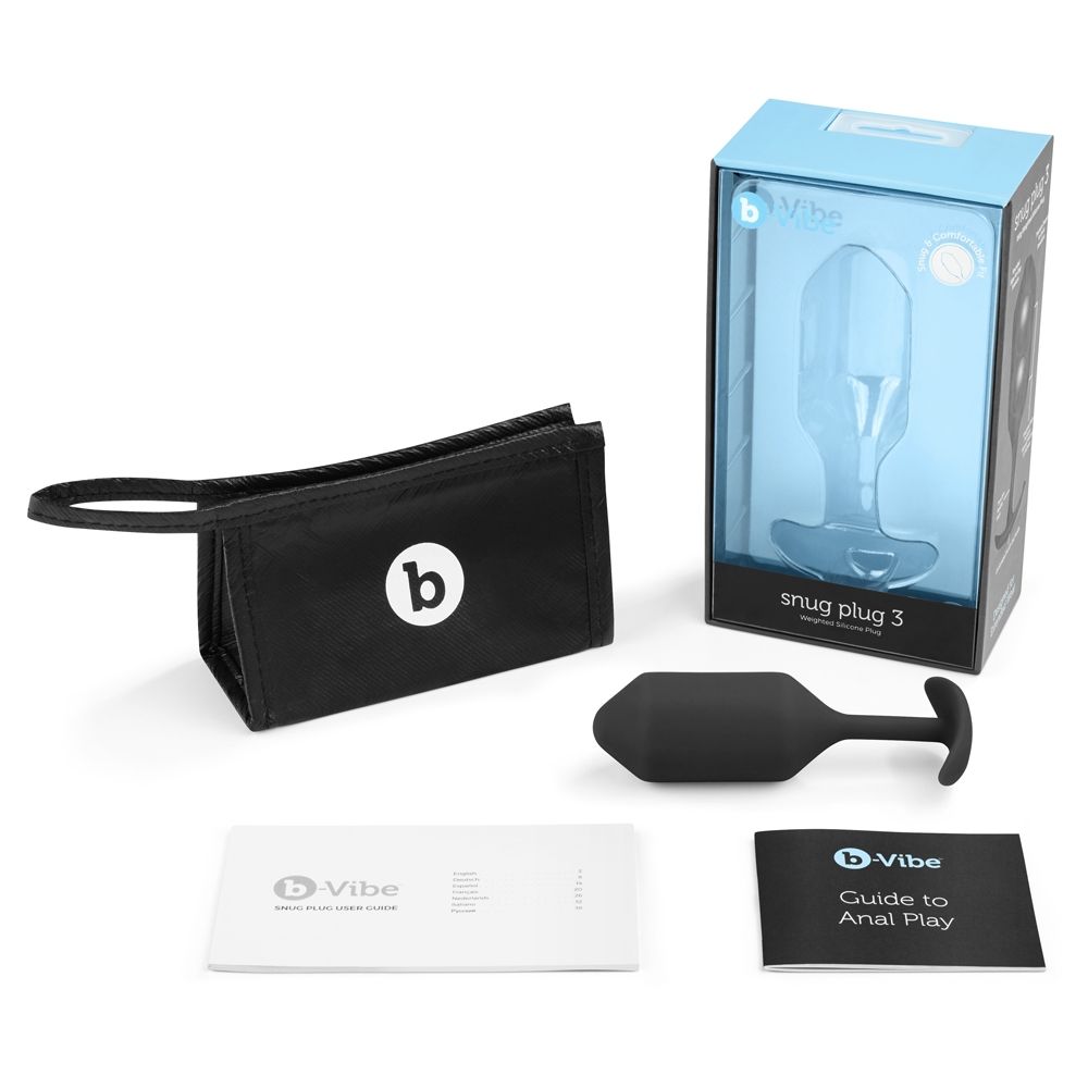 B-Vibe Snug Plug 3 Black