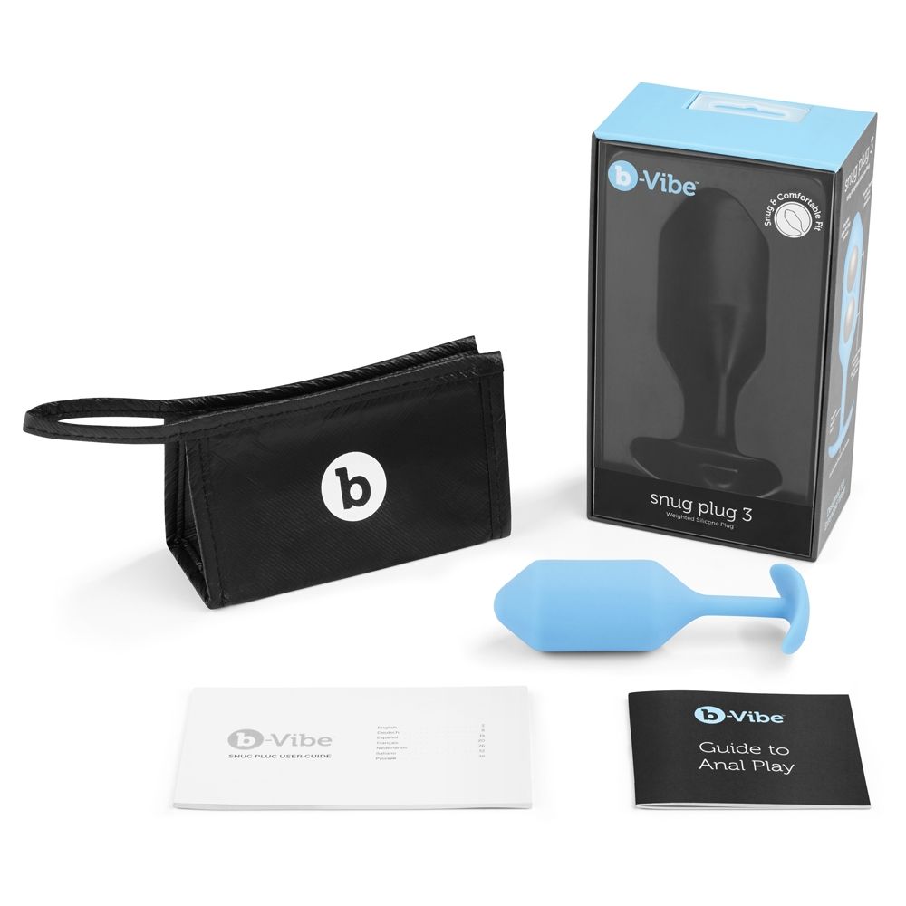 B-Vibe Snug Plug 3 Teal
