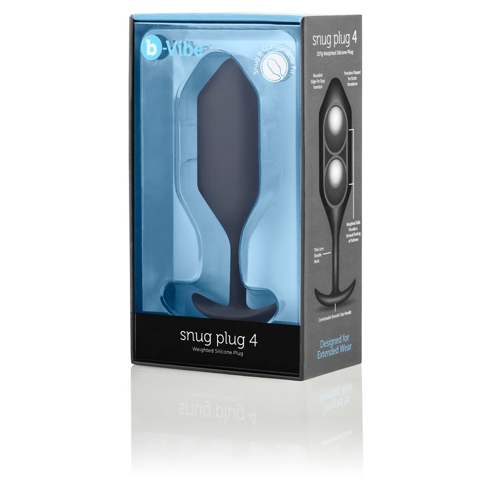 B-Vibe Snug Plug 4 Black