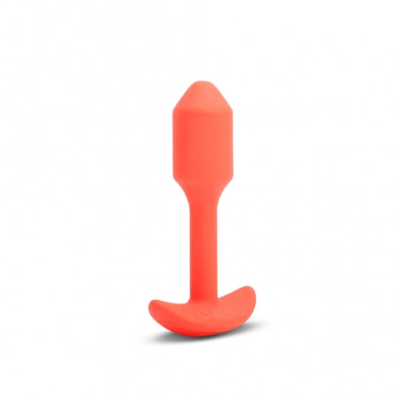 B-Vibe Vibrating Snug Plug 1 Orange