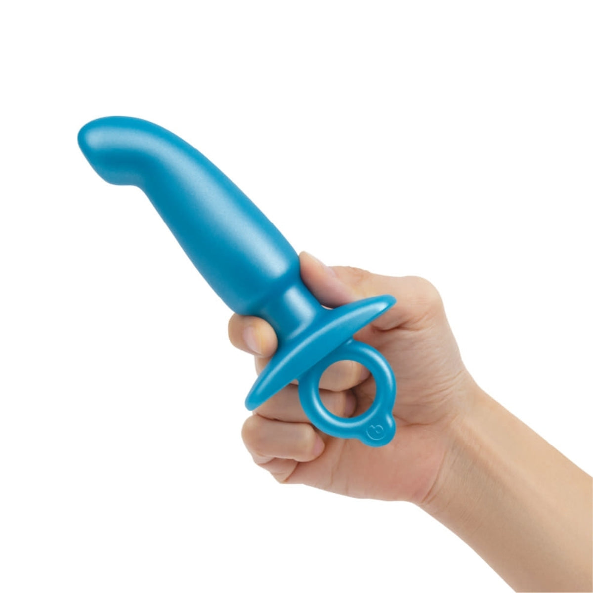 B-Vibe Butties Hither Silicone Prostate Plug Blue
