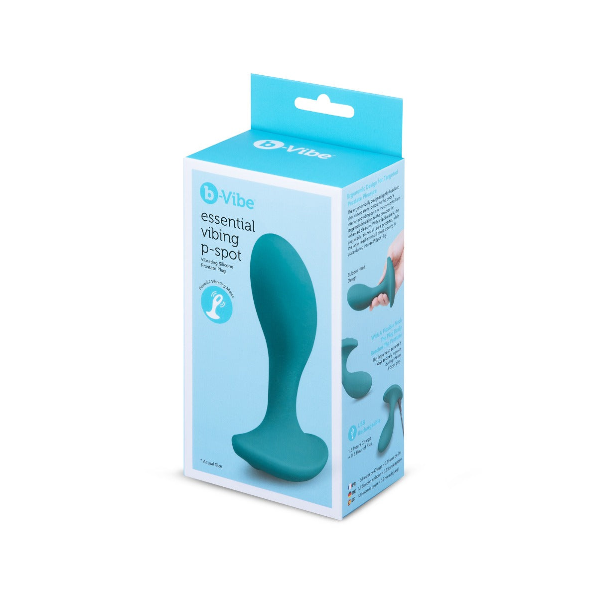 B-Vibe Essential Vibrating Silicone Prostate Plug