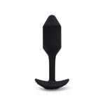 B-Vibe Vibrating Snug Plug Black Medium