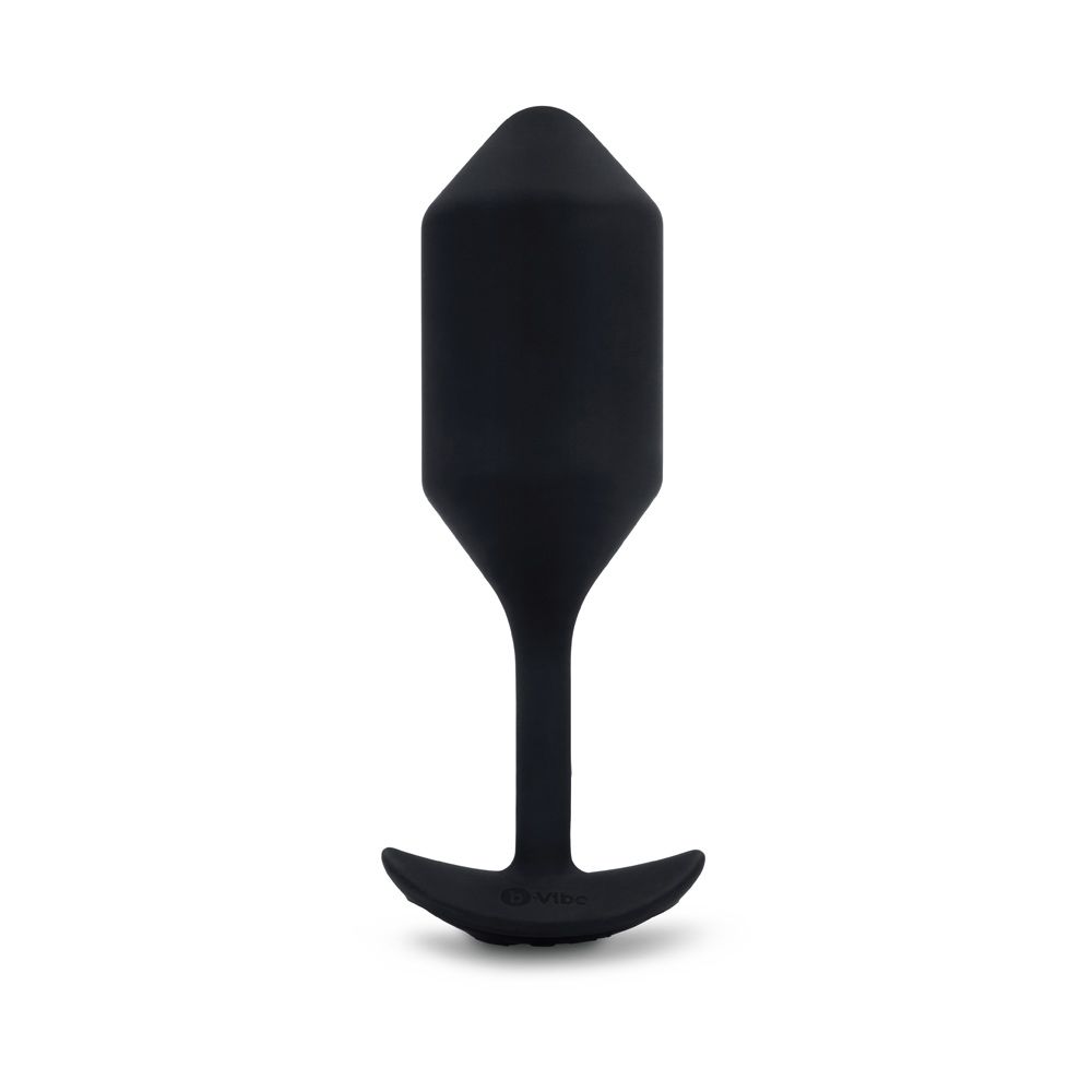 B-Vibe Vibrating Snug Plug Black Xlarge