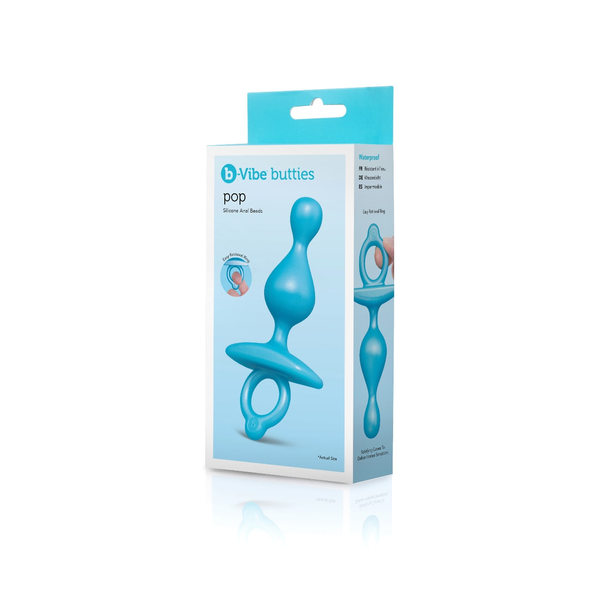 B-Vibe Butties Pop Beaded Silicone Plug
