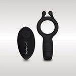 Bodywand Date Night Vibrating Couples Ring With Remote Black